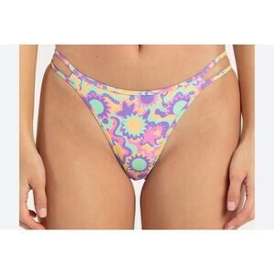KULANI KINIS Mint Melody Double Strap Cheeky Bikini Bottoms